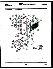 05 - System And Automatic Defrost Parts parts for Frigidaire Refrigerator RT17F8WT3B from AppliancePartsPros.com