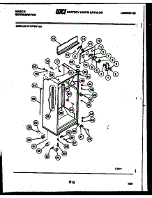 03 - Cabinet Parts parts for Frigidaire Refrigerator RT17F9WT3C from AppliancePartsPros.com