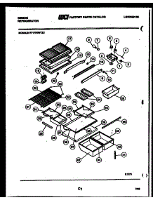 04 - Shelves And Supports parts for Frigidaire Refrigerator RT17F9WT3C from AppliancePartsPros.com