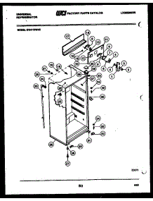 03 - Cabinet Parts parts for Frigidaire Refrigerator GTN175AH2 from AppliancePartsPros.com