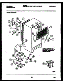 03 - System And Automatic Defrost Parts parts for Frigidaire Refrigerator GTN175HH2 from AppliancePartsPros.com