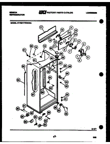 03 - Cabinet Parts parts for Frigidaire Refrigerator RD17F9WU3A from AppliancePartsPros.com