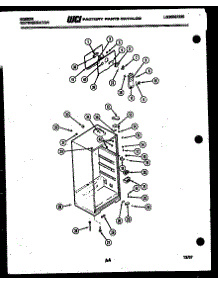 03 - Cabinet Parts parts for Frigidaire Refrigerator RD19F7WU3A from AppliancePartsPros.com