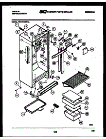 03 - Cabinet Parts parts for Frigidaire Refrigerator RM18F5WX1A from AppliancePartsPros.com