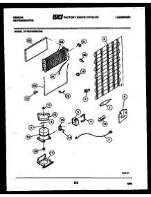 05 - System And Automatic Defrost Parts parts for Frigidaire Refrigerator RD19F9WV3B from AppliancePartsPros.com