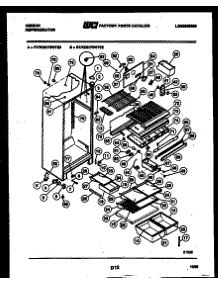 03 - Cabinet Parts parts for Frigidaire Refrigerator RD21F9WT3E from AppliancePartsPros.com