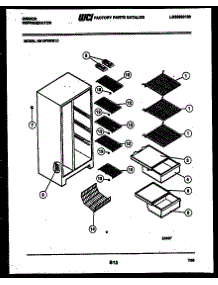 05 - Shelves And Supports parts for Frigidaire Refrigerator RS19F3WS1C from AppliancePartsPros.com