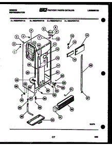 04 - Cabinet Parts parts for Frigidaire Refrigerator RS24F9WT1C from AppliancePartsPros.com