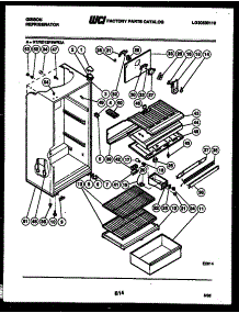 04 - Cabinet Parts parts for Frigidaire Refrigerator RT12F3WR2A from AppliancePartsPros.com