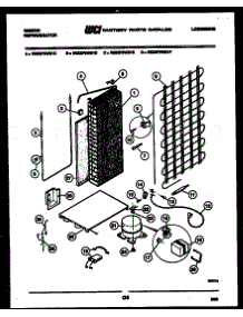 10 - System And Automatic Defrost Parts parts for Frigidaire Refrigerator RS22F9WS1C from AppliancePartsPros.com