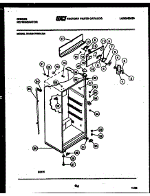 03 - Cabinet Parts parts for Frigidaire Refrigerator RT17F3WU3A from AppliancePartsPros.com