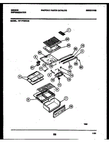 04 - Shelves And Supports parts for Frigidaire Refrigerator RT17F3WX4B from AppliancePartsPros.com