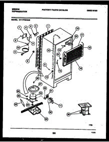 05 - System And Automatic Defrost Parts parts for Frigidaire Refrigerator RT17F3WX4B from AppliancePartsPros.com