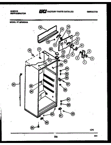 03 - Cabinet Parts parts for Frigidaire Refrigerator RT15F5WX4A from AppliancePartsPros.com