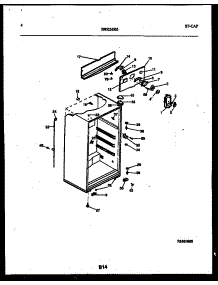 03 - Cabinet Parts parts for Frigidaire Refrigerator RT15F3YX4B from AppliancePartsPros.com