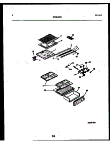 05 - Shelves And Supports parts for Frigidaire Refrigerator RT15F3YX4B from AppliancePartsPros.com