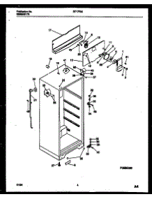 03 - Cabinet Parts parts for Frigidaire Refrigerator RT17F3DX4C from AppliancePartsPros.com