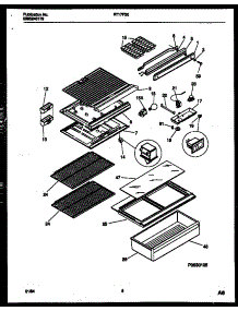 04 - Shelves And Supports parts for Frigidaire Refrigerator RT17F3DX4C from AppliancePartsPros.com