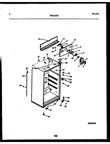 03 - Cabinet Parts parts for Frigidaire Refrigerator RT17F5WX4B from AppliancePartsPros.com