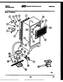 05 - System And Automatic Defrost Parts parts for Frigidaire Refrigerator RT17F3WX4A from AppliancePartsPros.com