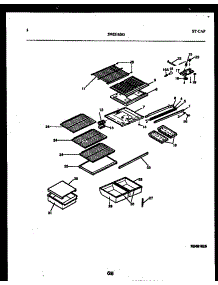 05 - Shelves And Supports parts for Frigidaire Refrigerator RT19F5DX3B from AppliancePartsPros.com