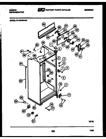 03 - Cabinet Parts parts for Frigidaire Refrigerator RT19F6WV3C from AppliancePartsPros.com