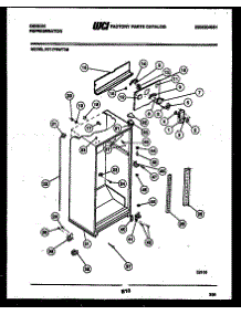 03 - Cabinet Parts parts for Frigidaire Refrigerator RT17F9WT3E from AppliancePartsPros.com