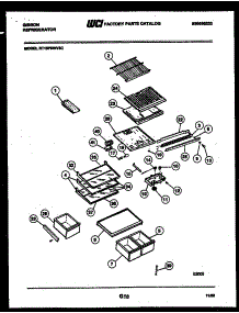 04 - Shelves And Supports parts for Frigidaire Refrigerator RT19F6WV3C from AppliancePartsPros.com