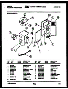 03 - Electrical Parts parts for Frigidaire Air Conditioner AK25E5RYA from AppliancePartsPros.com