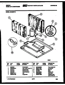 05 - System Parts parts for Frigidaire Air Conditioner AK25E5RYA from AppliancePartsPros.com