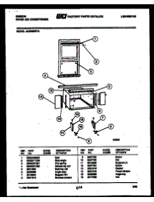 06 - Cabinet And Installation Parts parts for Frigidaire Air Conditioner AK25E5RYA from AppliancePartsPros.com