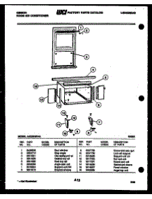 06 - Cabinet And Installation Parts parts for Frigidaire Air Conditioner AK22E4RVA from AppliancePartsPros.com