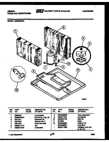 05 - System Parts parts for Frigidaire Air Conditioner AK25E5RZA from AppliancePartsPros.com