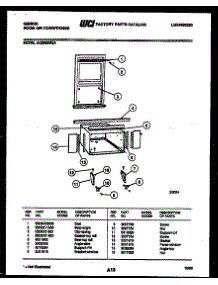 06 - Cabinet And Installation Parts parts for Frigidaire Air Conditioner AK25E5RZA from AppliancePartsPros.com