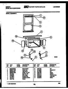 06 - Cabinet And Installation Parts parts for Frigidaire Air Conditioner AK24E6RVC from AppliancePartsPros.com