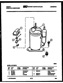 05 - Compressor Parts parts for Frigidaire Air Conditioner AL07A6EVA from AppliancePartsPros.com