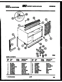06 - Cabinet And Installation Parts parts for Frigidaire Air Conditioner AL07A6EVA from AppliancePartsPros.com