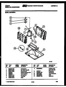 05 - System Parts parts for Frigidaire Air Conditioner AM12C5EYA from AppliancePartsPros.com