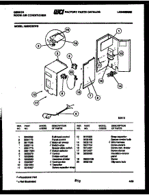 03 - Electrical Parts parts for Frigidaire Air Conditioner AM09C5EWB from AppliancePartsPros.com