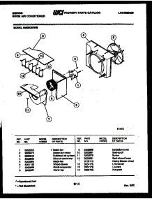 04 - Air Handling Parts parts for Frigidaire Air Conditioner AM09C5EWB from AppliancePartsPros.com