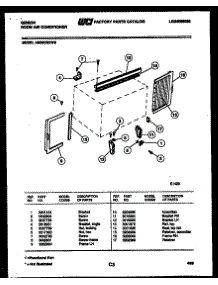 07 - Cabinet And Installation Parts parts for Frigidaire Air Conditioner AM09C5EWB from AppliancePartsPros.com