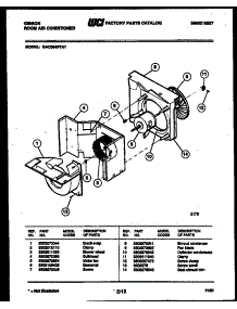 03 - Air Handling Parts parts for Frigidaire Air Conditioner GAC064P7A1 from AppliancePartsPros.com
