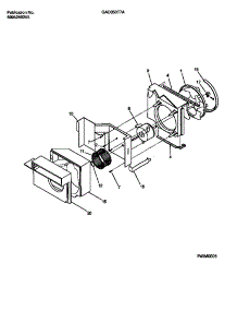 04 - Air Handling parts for Frigidaire Air Conditioner GAC053T7A5 from AppliancePartsPros.com