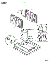 05 - Compressor parts for Frigidaire Air Conditioner GAC053T7A5 from AppliancePartsPros.com