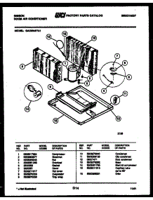 05 - System Parts parts for Frigidaire Air Conditioner GAC064P7A1 from AppliancePartsPros.com