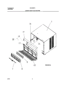 03 - Wrapper parts for Gibson Air Conditioner GAC083K7A1 from AppliancePartsPros.com