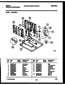 05 - System Parts parts for Frigidaire Air Conditioner GAC078S7A1 from AppliancePartsPros.com