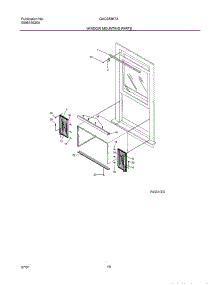 11 - Window Mounting parts for Gibson Air Conditioner GAC083K7A2 from AppliancePartsPros.com