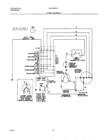 12 - Wiring Diagram parts for Gibson Air Conditioner GAC083K7A2 from AppliancePartsPros.com