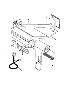 03 - Controls parts for Frigidaire Air Conditioner GAB067W7B1 from AppliancePartsPros.com